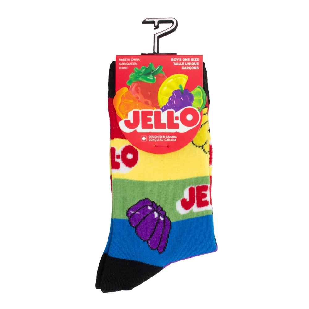 JellO - Stripes Socken Kinder - Schwarz/Mehrfarben